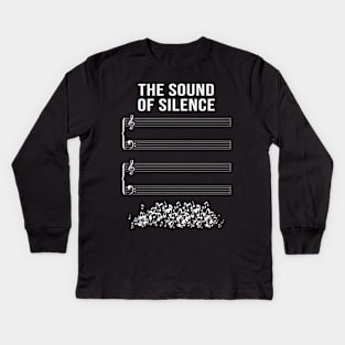 The Sound Of Silence I For Marching Band Or Orchestra Kids Long Sleeve T-Shirt